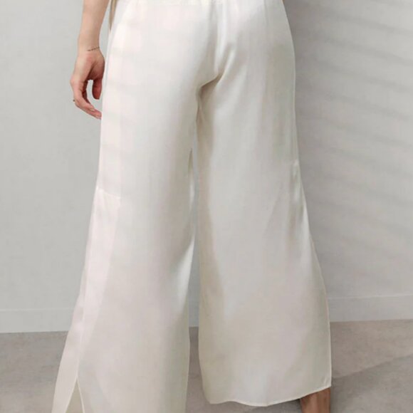 Lunya High Waisted Sleep Set Cumulus Blue L NWT - Picture 6 of 12